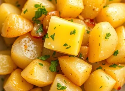 Pommes de terre au ail