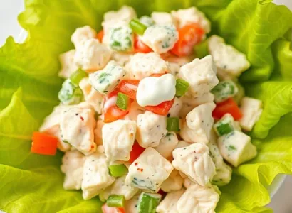 Salade de poulet crémeuse