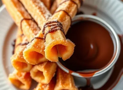 Churros au chocolat