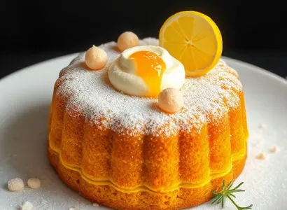 Gâteau de carottes et pignons de pin