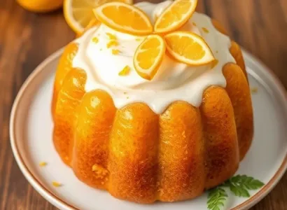 Gâteau au citron Meyer