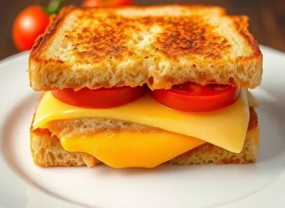 Grilled Cheese aux Tomates