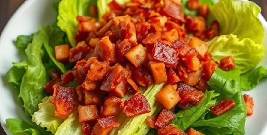 Salade Romaine aux Lardons