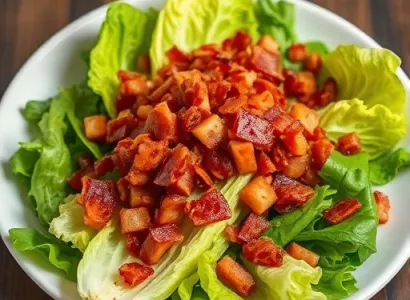 Salade Romaine aux Lardons