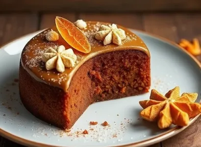 Pain d'épice au gingembre cristallisé