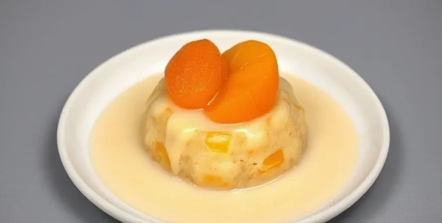 Pudding aux abricots