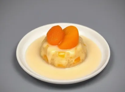 Pudding aux abricots
