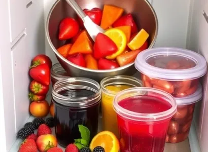 Confiture de fruit sans cuisson