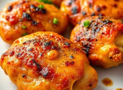 Poulet frit au four cajun