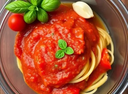 Sauce tomate cru pour pâtes