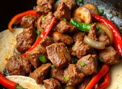 Boeuf des fajitas