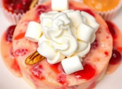 Dessert au fruit gelé