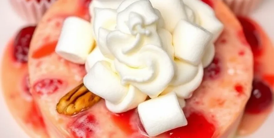 Dessert au fruit gelé