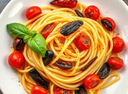Tomates rôtis aux anchois