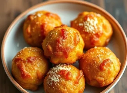 Beignets de courge au four