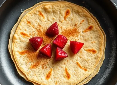 Crêpes véganes à la farine de blé entier