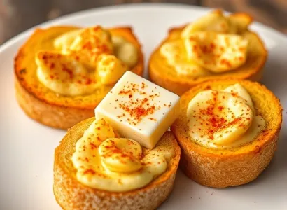 Crostini au curry
