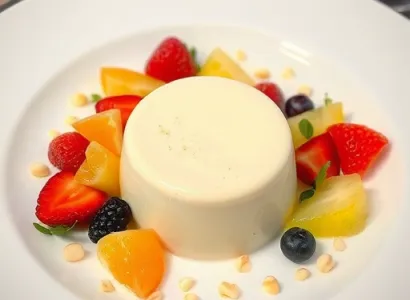 Salade de fruits à la crème de noix de muscade