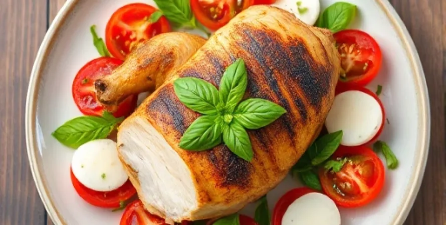 Poulet Caprese Rôti