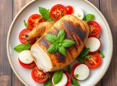 Poulet Caprese Rôti