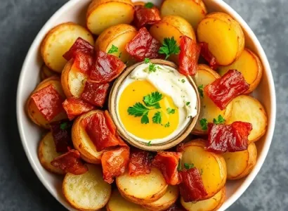 Pommes de terre croustillantes au bacon