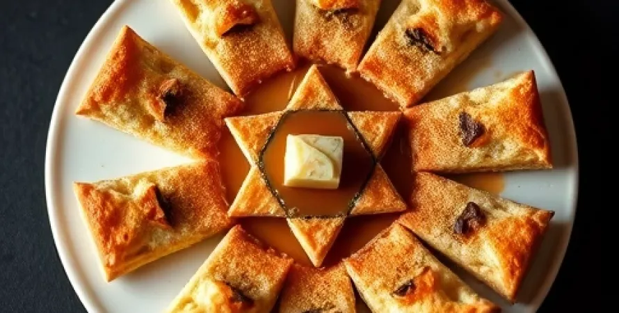 Croustilles de matzoh au caramel