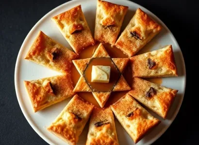 Croustilles de matzoh au caramel