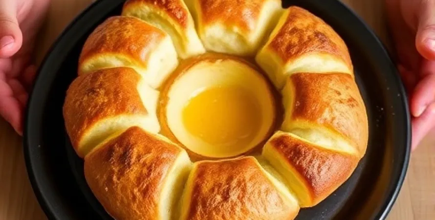 Pain au sirop d'érable et œufs