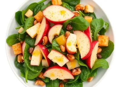 Salade de pommes et noix de cashew