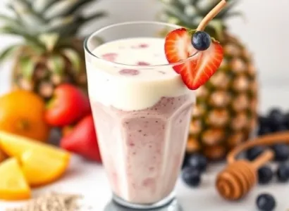 Smoothie yaourt fruit