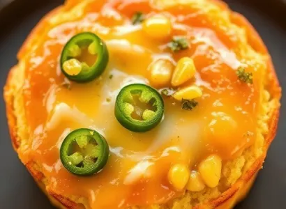 Pain de maïs au fromage et au piment jalapeño