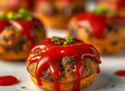 Pâtés de viande en mini forme