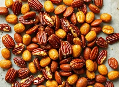 Noix épicées au sirop d'érable