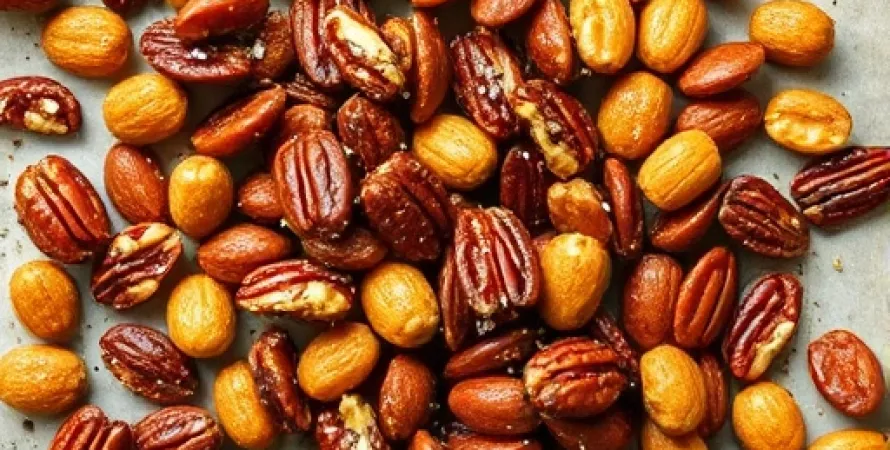 Noix épicées au sirop d'érable