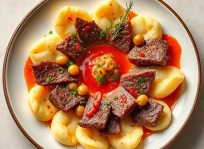 Pâtes au boeuf et fromage