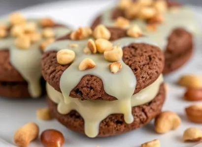Biscuits au chocolat et noisettes