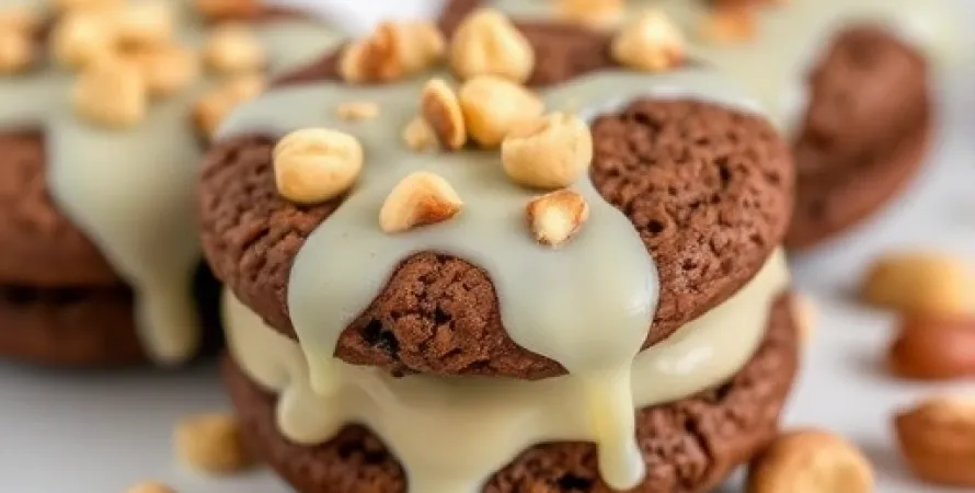 Biscuits au chocolat et noisettes