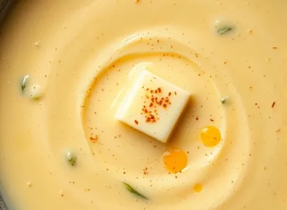 Potage d'asperges crémeux