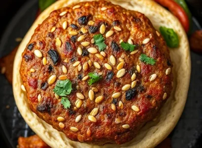 Burger végétal aux protéines végétales