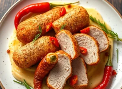 Poulet croquant au chili