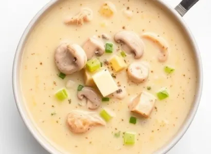 Soupe crémeuse sans gluten