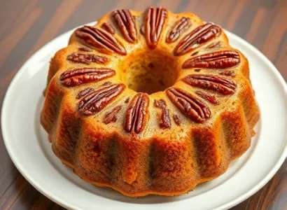 Gâteau de Pommes, Pécans et Raisins