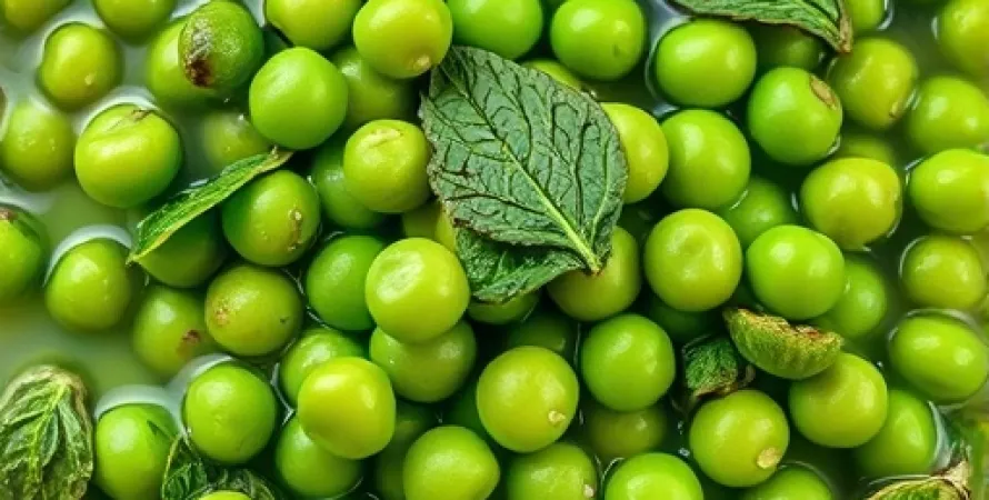 Pois frais à la menthe
