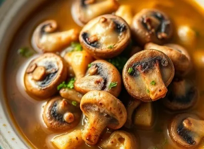 Gratin de champignons