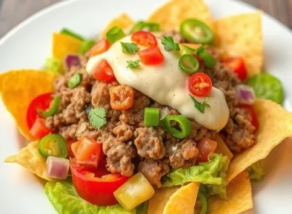 Salade de taco au porc