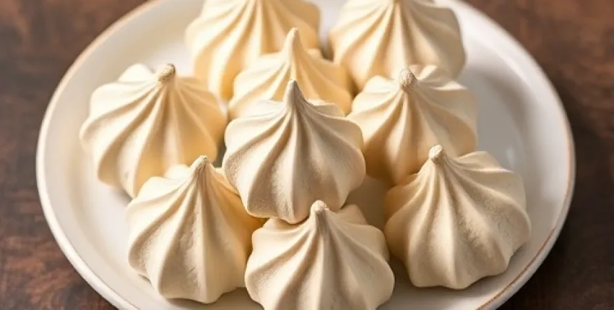 Meringues au café
