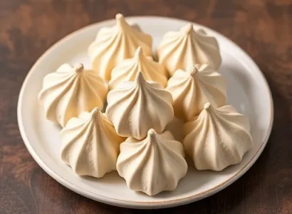 Meringues au café