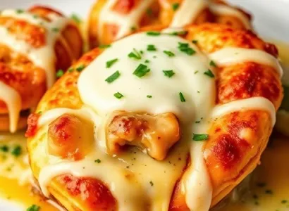 Poches au porc et au fromage