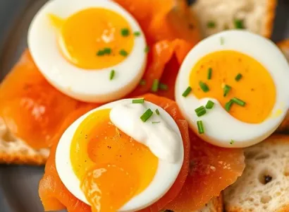 Salade de Saumon Fumé et Oeufs