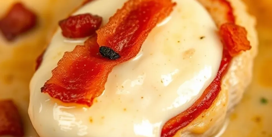 Poulet au bacon cremeux